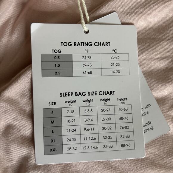 BubblePanda Set Of 2 Sleep Sacks 12-18 Months TOG .5 and 1.0 Rayon from Bamboo - Picture 8 of 16